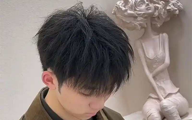 真正免打理的自然发型"钢夹摩根烫"99