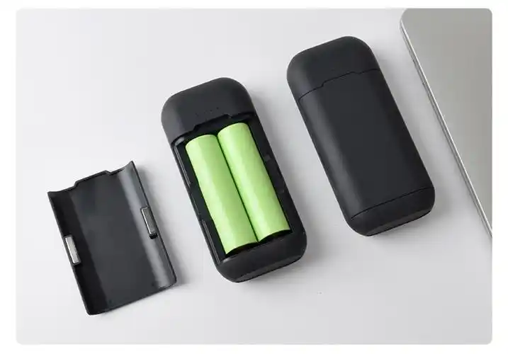 corosons跨境双槽2节18650充电宝diy强光手电锂电池充电器2a