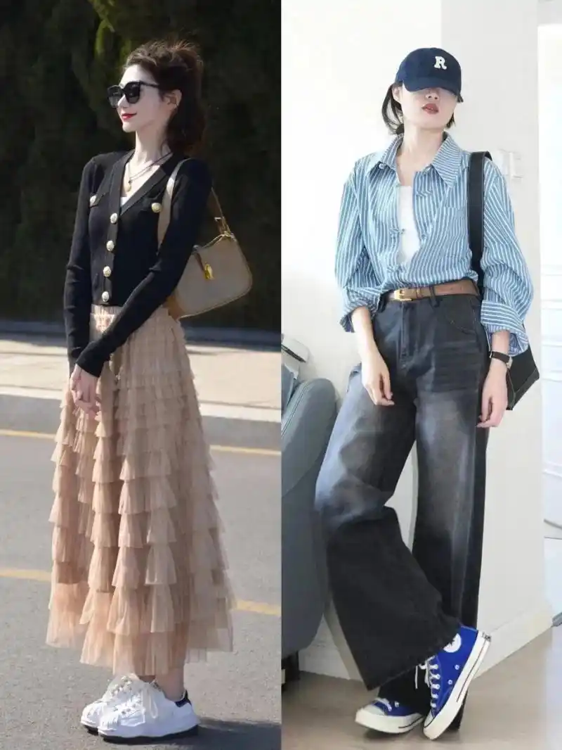 懒人22套穿搭示范,"衬衫t恤 裙子长裤"就够,矮个穿显高又洋气