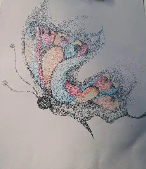 点画|插画|插画习作|移动飞猫 - 原创作品 - 站酷 (zcool)