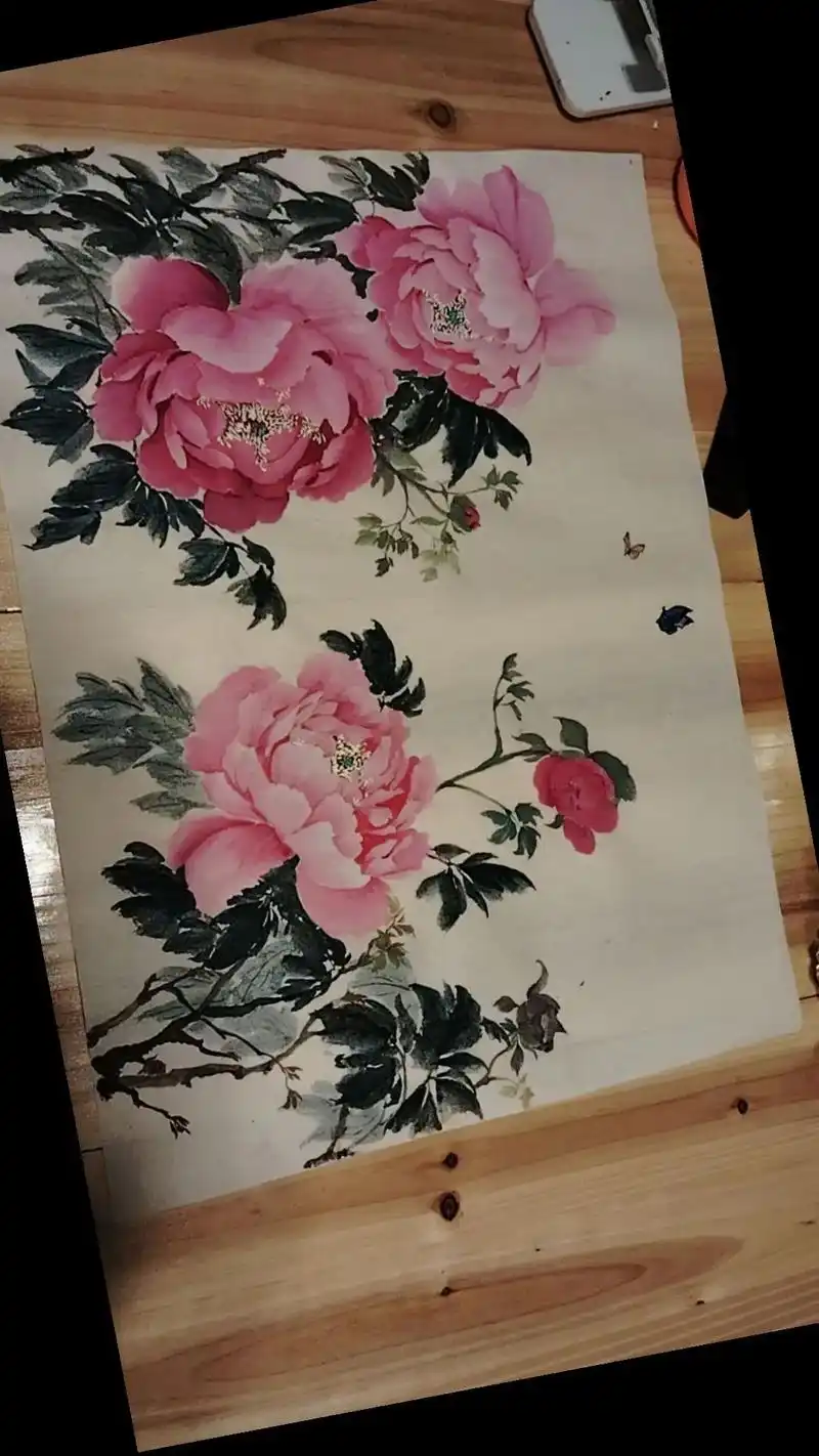 画画练习打卡 #静心养性 #赏花94听音乐90 #手绘国画作品