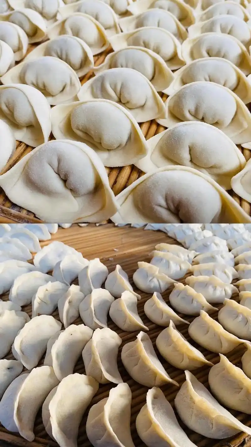 家庭手工水饺做法:这样调出来的馅儿才是关键,快来看看水饺界的 - 抖