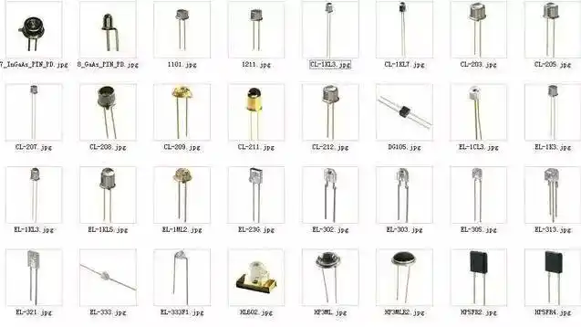 近30种二极管分类的实物图片展示