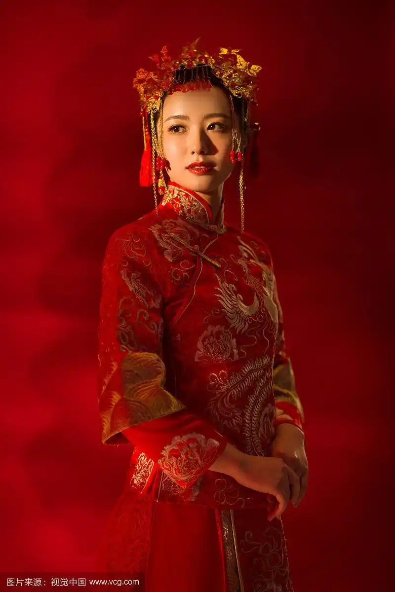 漂亮的古装新娘