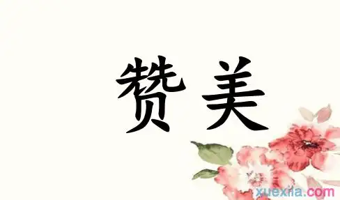 赞美的意思和造句