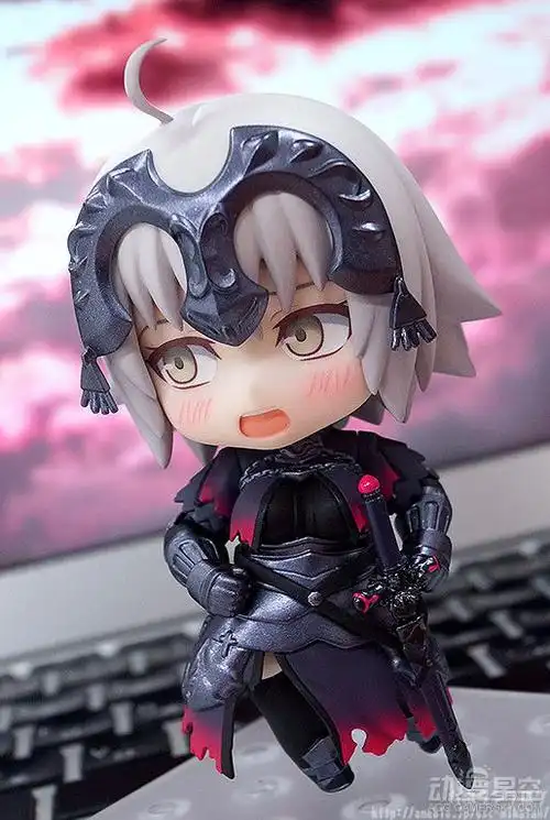 fategrandorder黑贞德粘土手办被暗炎吞噬吧