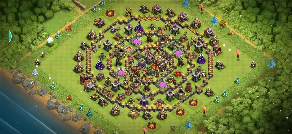 部落冲突阵型之八卦阵-黑羽coc,部落冲突阵型分享链接,部落冲突阵型链