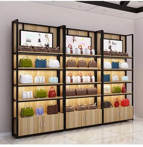 货架展示架置物架商品陈列架订做化妆品展柜产品展示柜母婴店货柜