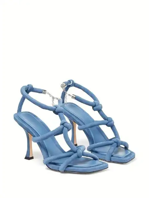 jimmychoo带面高跟凉鞋