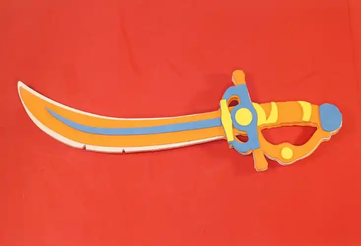 金翅膀益智玩具eva刀剑手工制作刀剑立体模型儿童diy幼儿园题材
