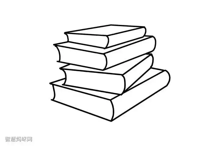 一叠书的画法-图8