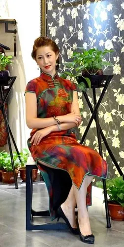 中国旗袍魅力无限之 ( 一 )