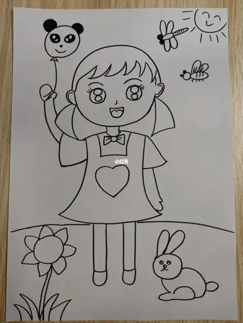 儿童画初级《那一刻的我》