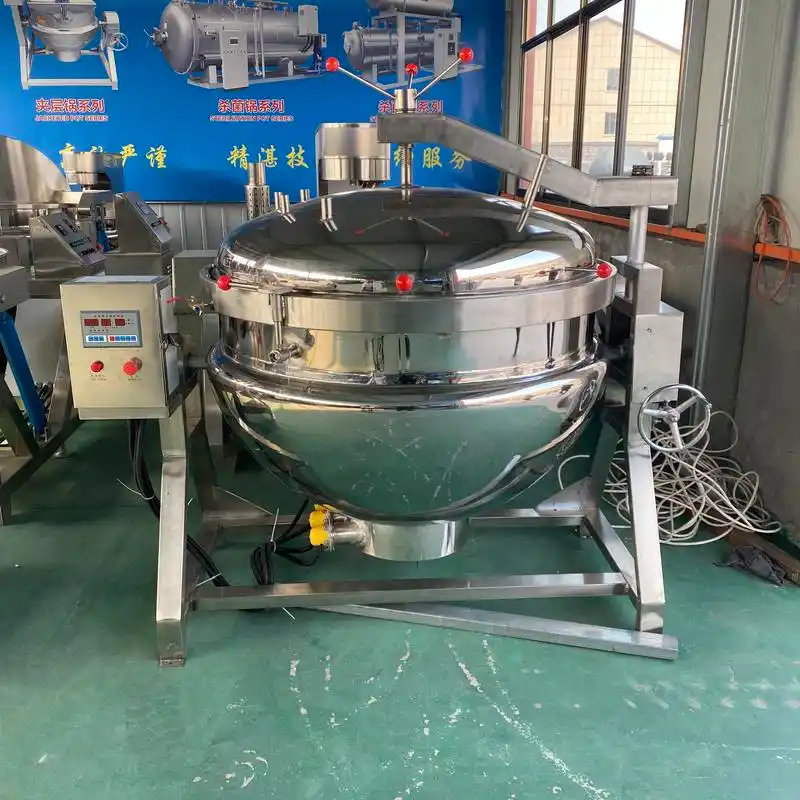 全自动搅拌炒锅-高温高压蒸煮锅,肉制品真空包装杀菌
