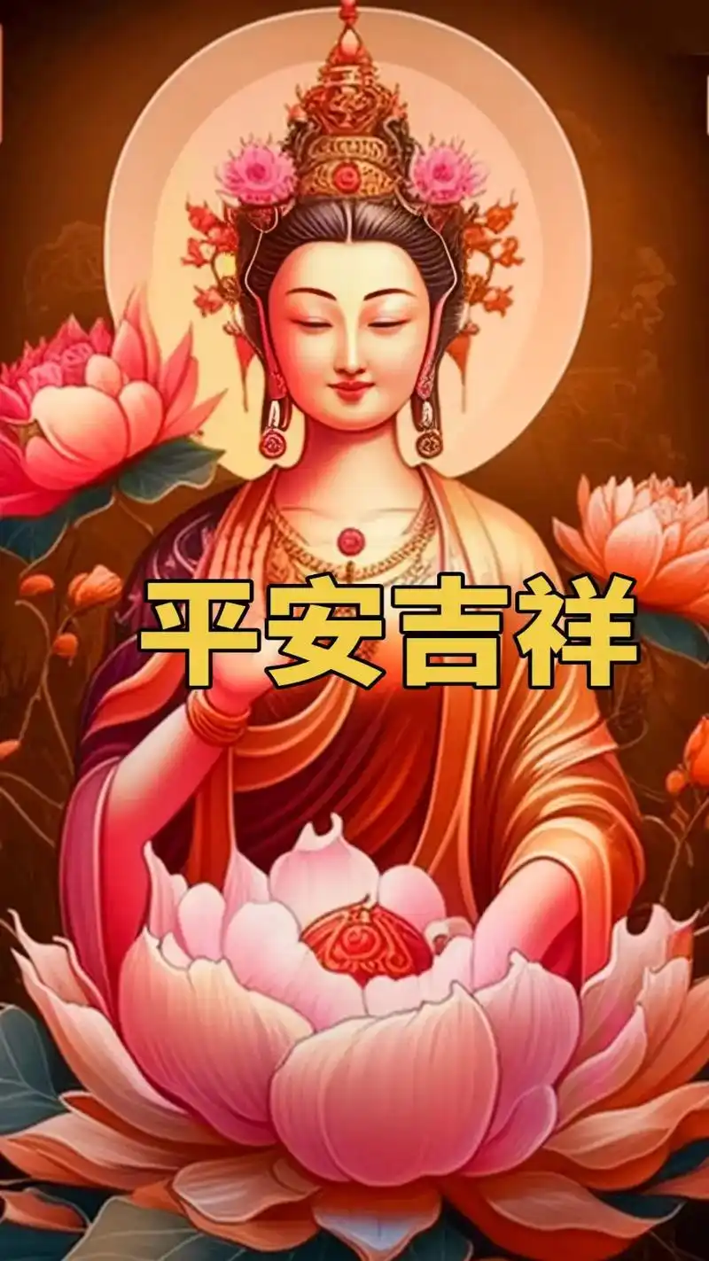 有缘相见,赠你高清佛系美图平安符,保佑你及你的家人平安健康# - 抖音