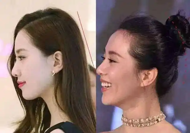 原创刘诗诗扁头变圆头侧脸颜值飙升女明星都开始武装到后脑勺了