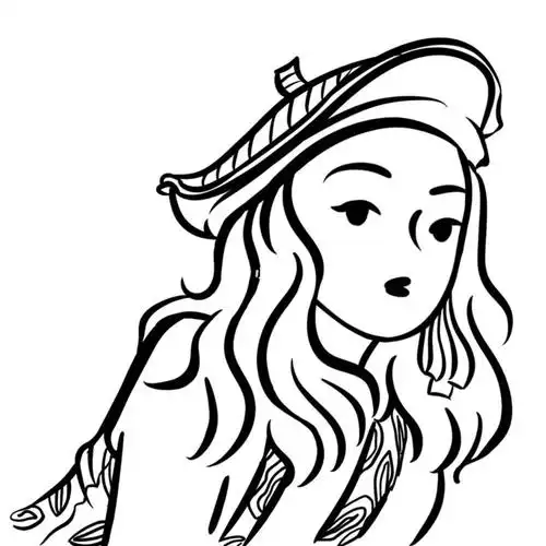 公司需要制作工作证就画了几个啦#极简手绘  #简约线条头像  #线条