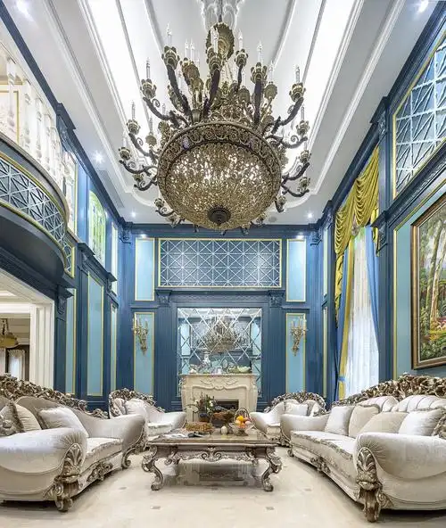 法式风格装修图片奢华贵气的法式别墅豪宅装修