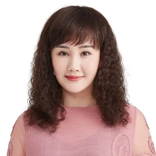 妈妈假发长发自然中老年蓬松羊毛卷卷发时尚全真整顶假发