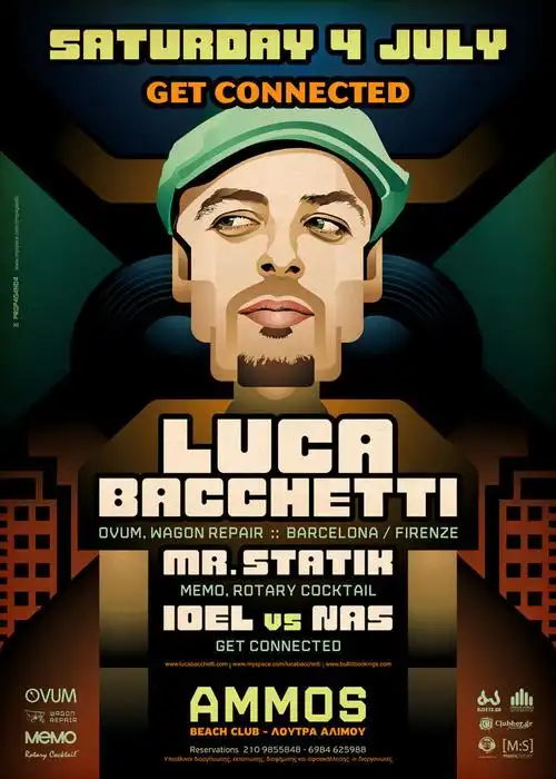 超酷的人物矢量插画海报-古田路9号-品牌创意/版权保护平台