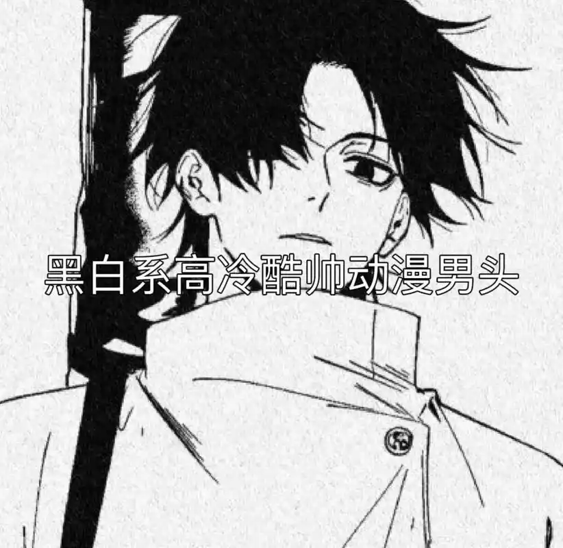 黑白头像 #动漫男头 #黑白系 #优质头像  #二次元头像 - 抖音