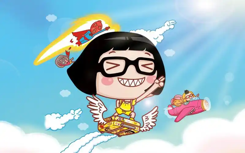 卡通hello菜菜图片宽屏电脑桌面主题壁纸图片下载(三)