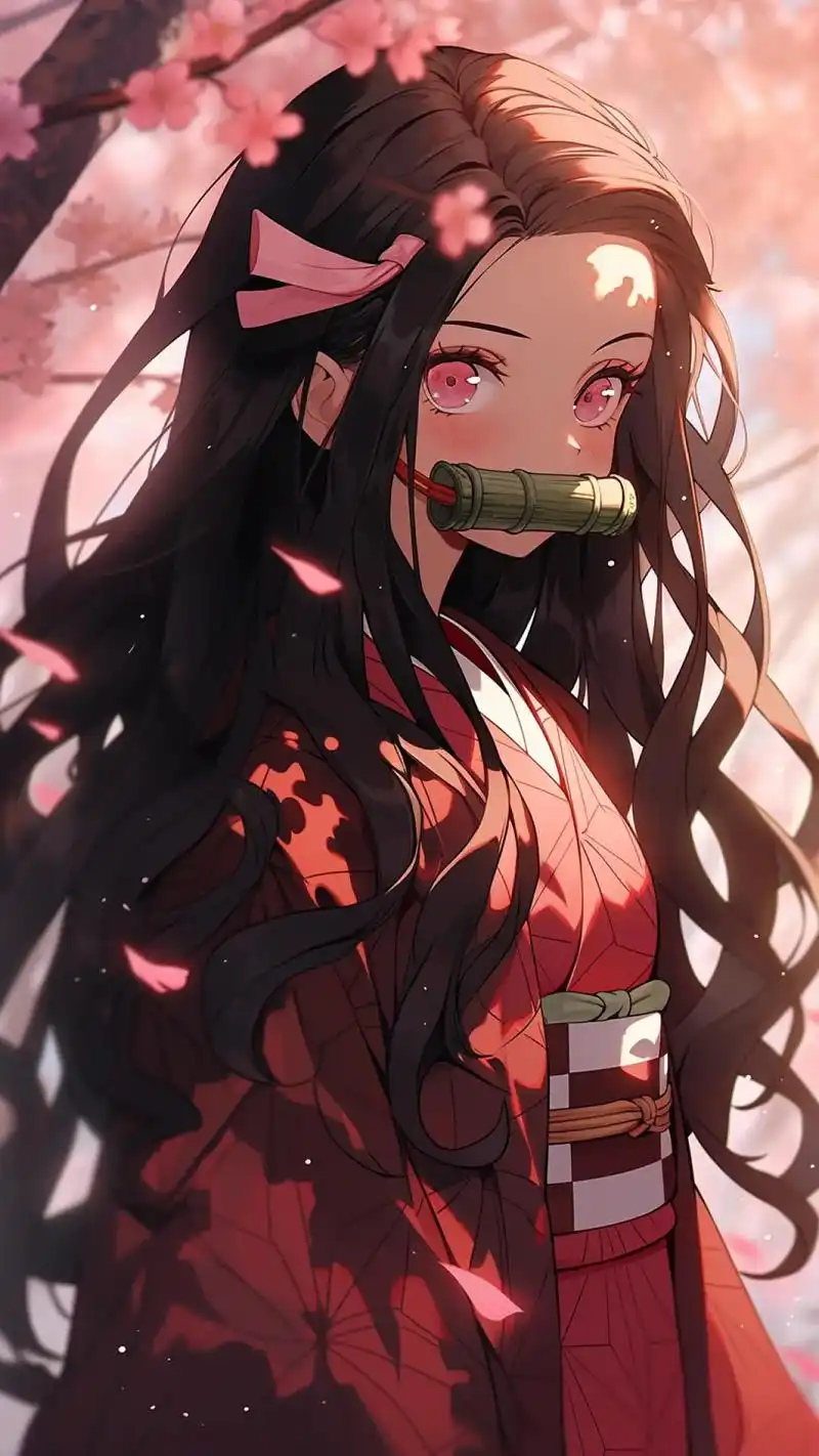 【鬼灭之刃】灶门祢豆子丨精美壁纸.精美壁纸丨ai绘画丨mid - 抖音