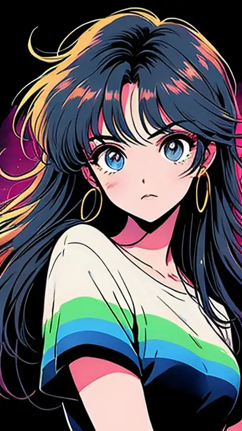 女生高冷壁纸,冷酷的眼神如雪般纯净❄️👀