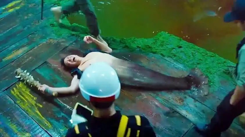 抓美人鱼用刀杀死视频在线观看 - 西瓜视频