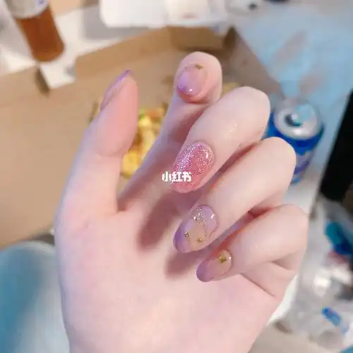 是我最短的指甲了夏日美甲