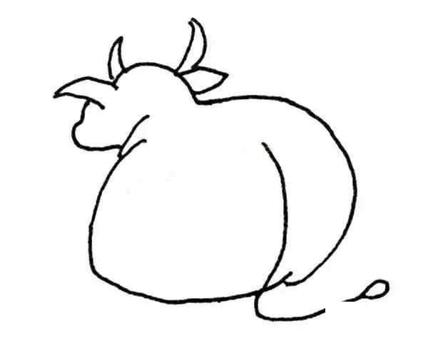 水牛的画法简笔画