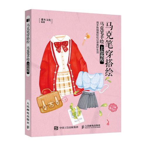 马克笔手绘上色教程出品 马克笔穿搭绘