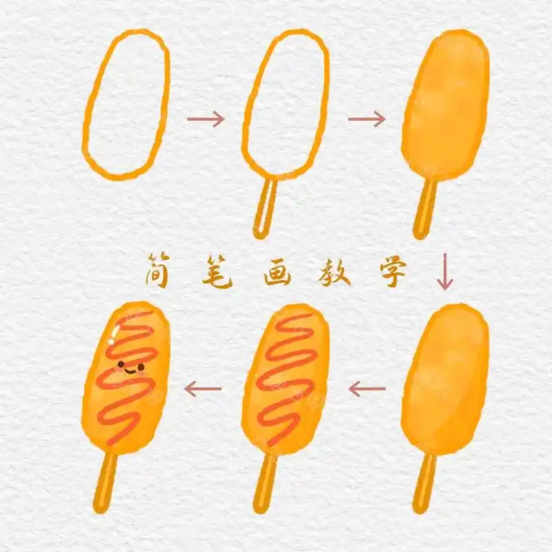 真的很简单.收到小伙伴们的留言说简笔画还是有点难,画不 - 抖音