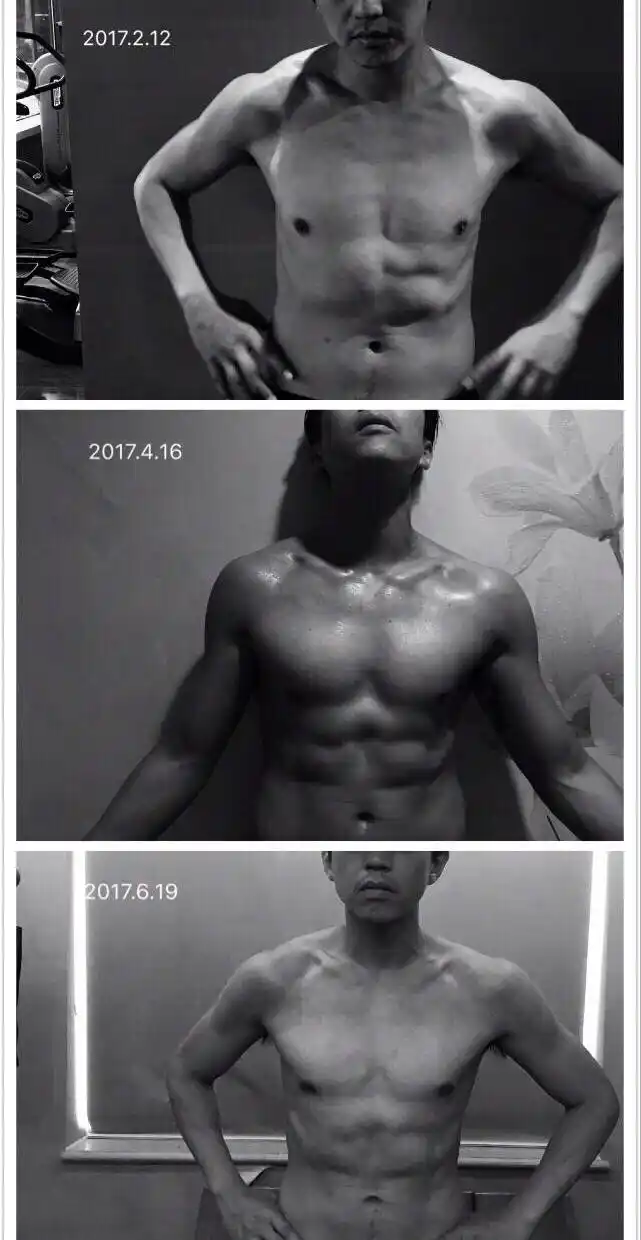 邓超晒增减重前后腹肌对比照,秀本尊身材,评论瞬间炸了