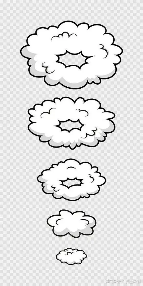 手把手教你画出蓬松可爱的云朵简笔画
