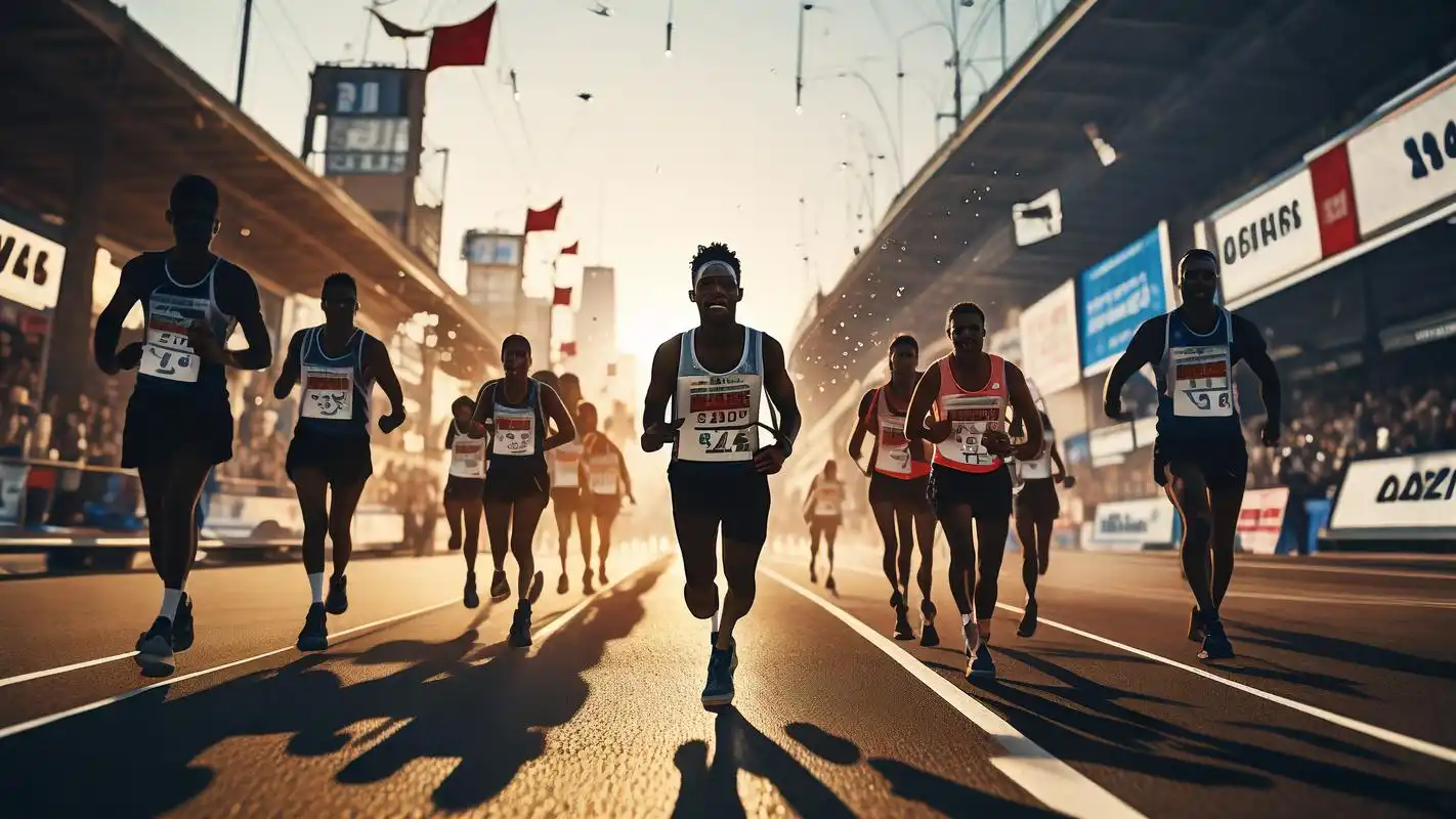 马拉松壁纸,赛道上的激情瞬间9369♂1592