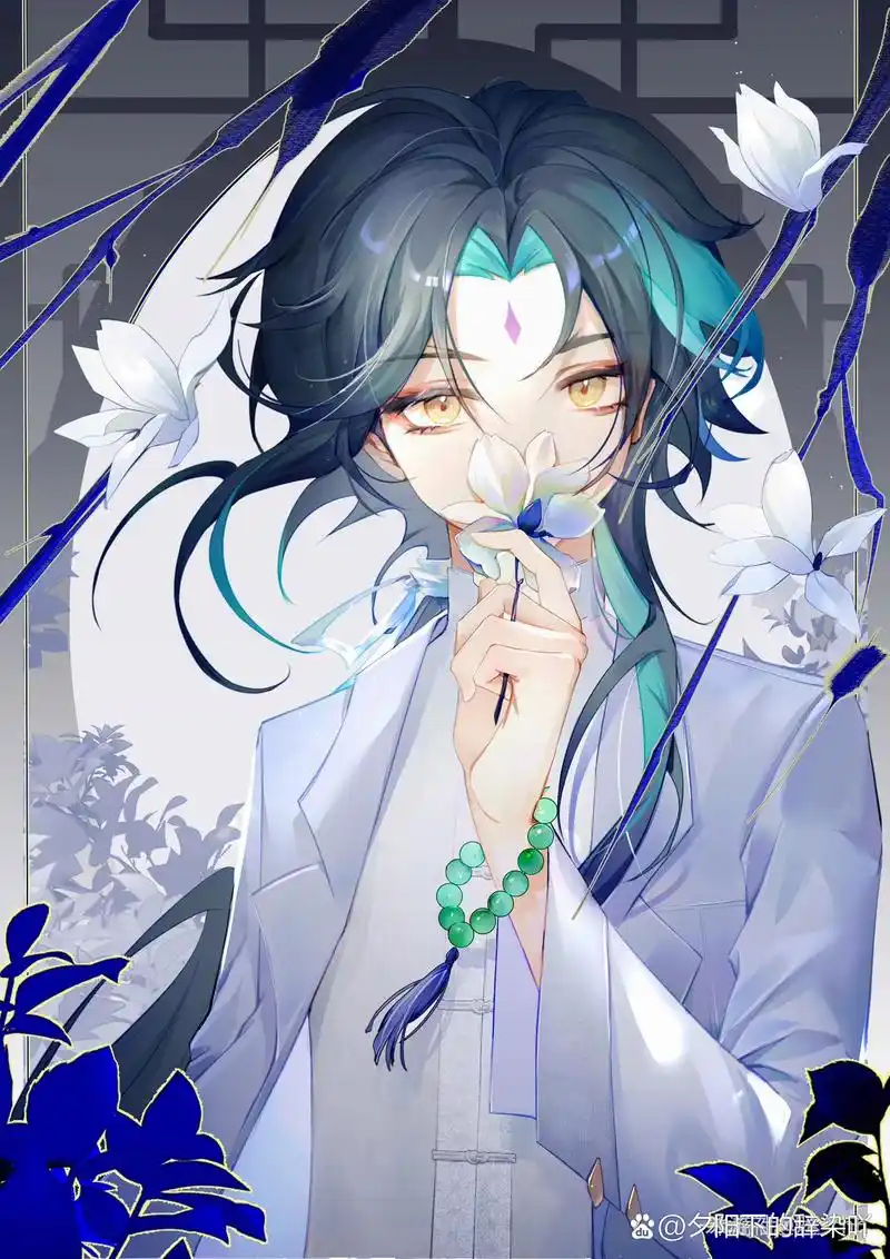 荧的cp魈原来这么帅!#交友扩列# #原神