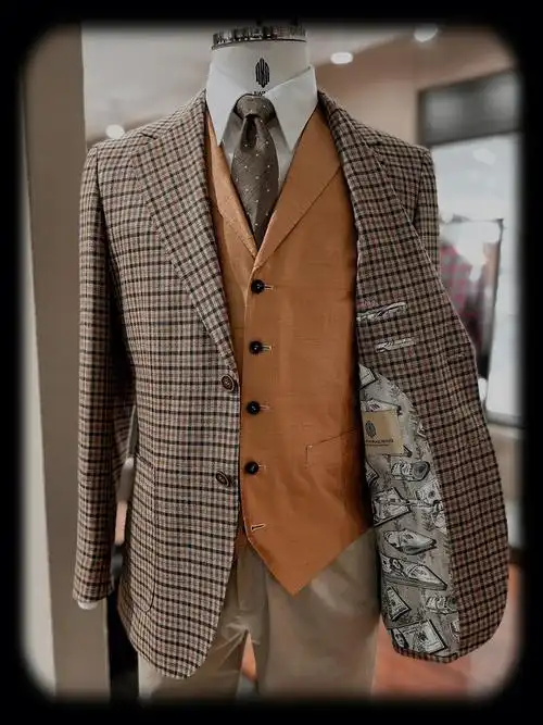 复古温莎格西装丨沈阳西装定制