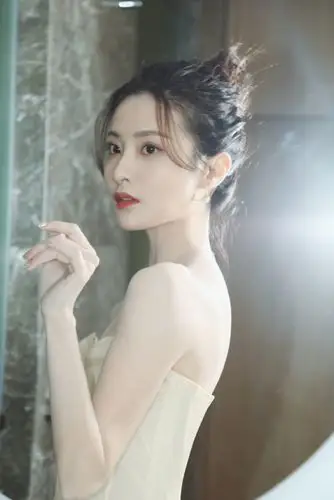 赖雨蒙抹胸礼服性感写真图片22