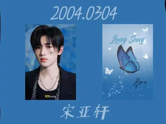 03,就找的蝴蝶贴纸,用醒图做的~跟着@炸毛可乐做哒,感谢教程#宋亚轩