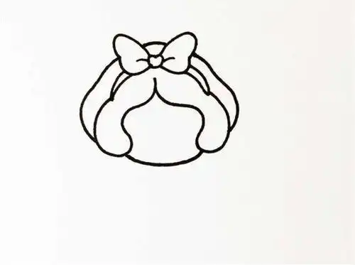 狗公主头简笔画