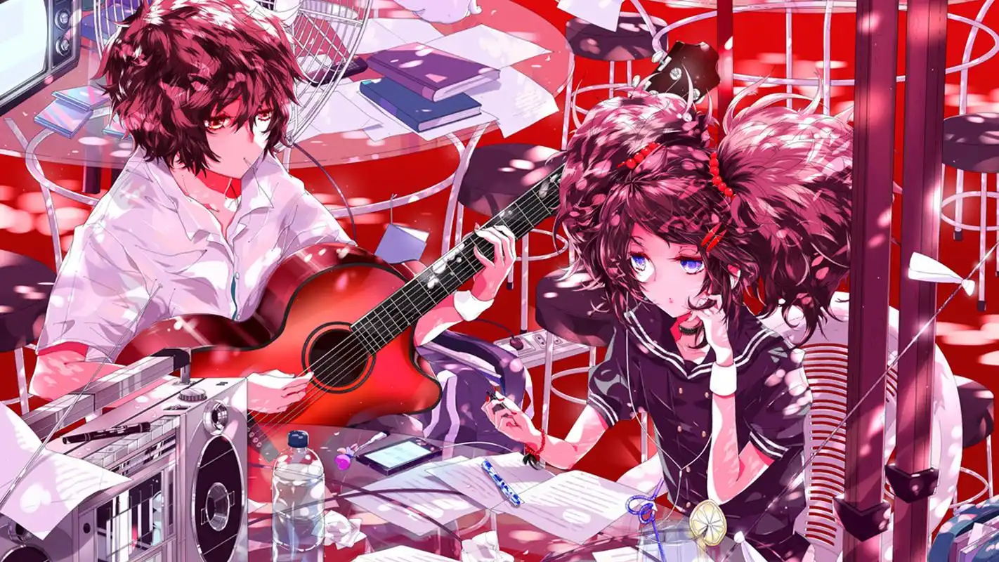 画师嗨p:华丽唯美的动漫壁纸图片合集高清大图预览1920x1080_卡通动漫