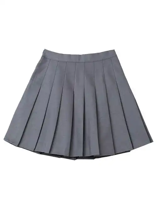 灰色百褶裙型是不是真的不能穿