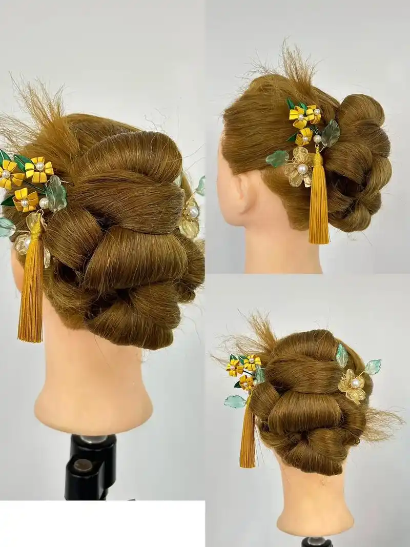 高炉顶中式新娘造型