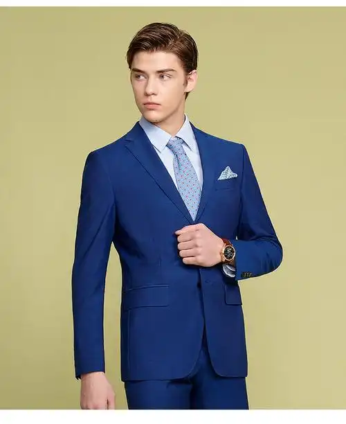 平驳领修身羊毛职业上班西装裤子深蓝色48a裤子尺码备注库存详询客服