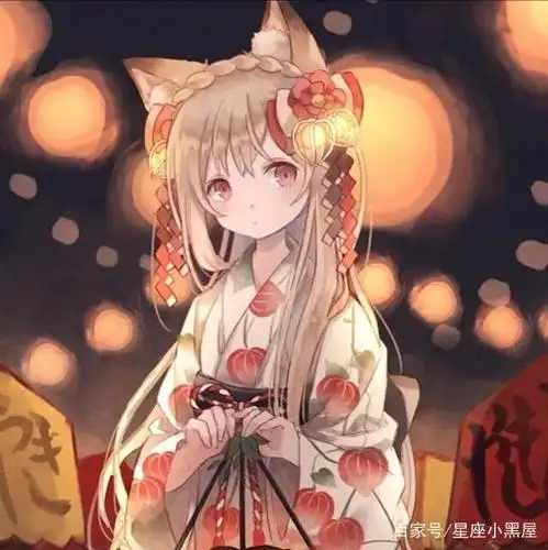 十二星座专属的二次元猫耳美少女,天秤座的最美,水瓶的不敢直视