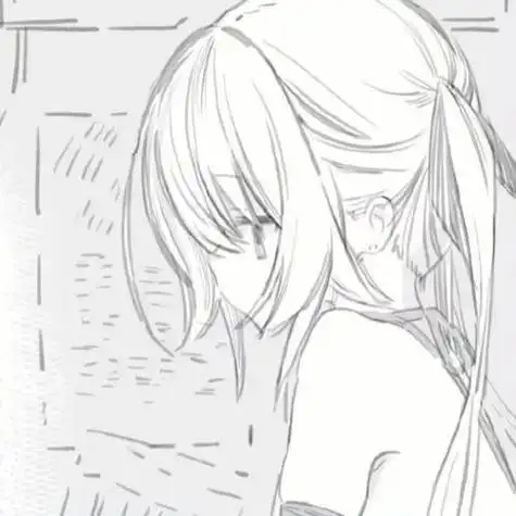 素描简单动漫女生头像图片 动漫头像图片大全 -【爱个性】