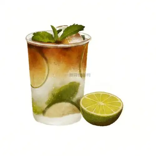 09100一百张插画打卡莫吉托写生