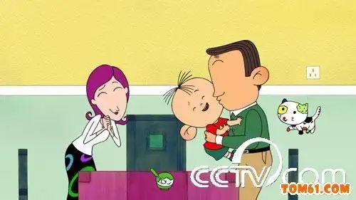 大耳朵图图的一家的全家福简笔画