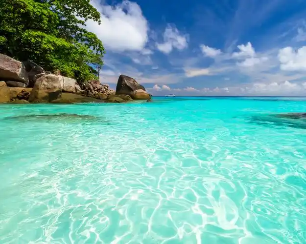 美丽的蓝天大海壁纸